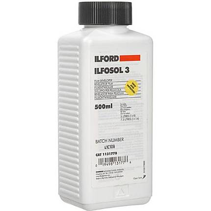 Ilford 500ML Ilfosol 3 Film Chemical Developer