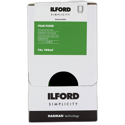 Ilford SIMPLICITY Film Fixer 100mL Sachet 12-Pack