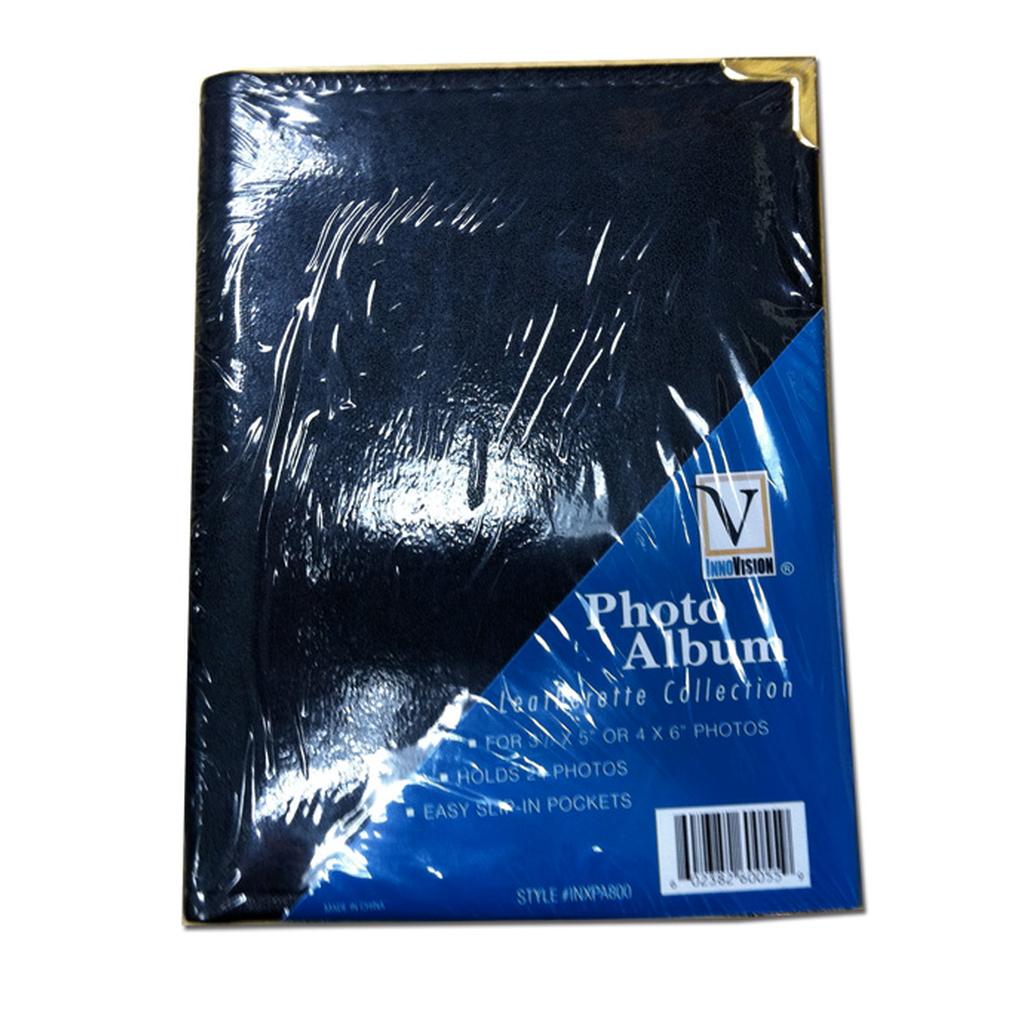 Innovision 4 x 6 In. Brage Holds Slip in Pocket Photo Album (24 Photos)