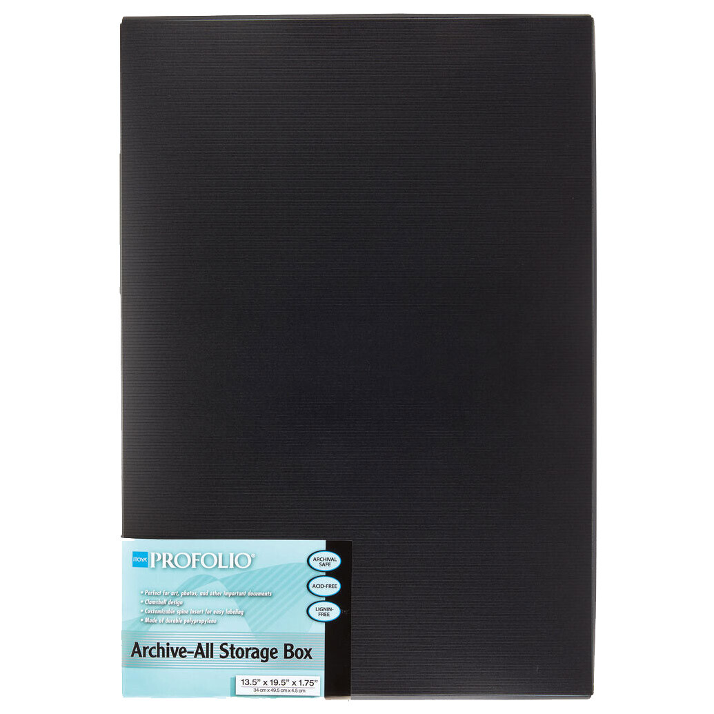 Itoya ProFolio Archive-All Storage Box 13x19 inch photo size