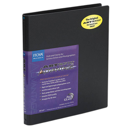 Itoya 8.5 x 11 In. Art Profolio Advantage Presentation Book (24 Pages)