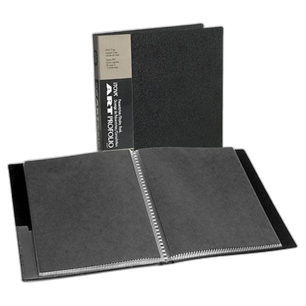 Itoya 4x6 Art Profolio Storage/Display Book 24 Sleeves/48 Images