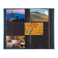Itoya ProFolio Deluxe Photo Album 7.5 x 13.5 x 2.12 - Blue 1