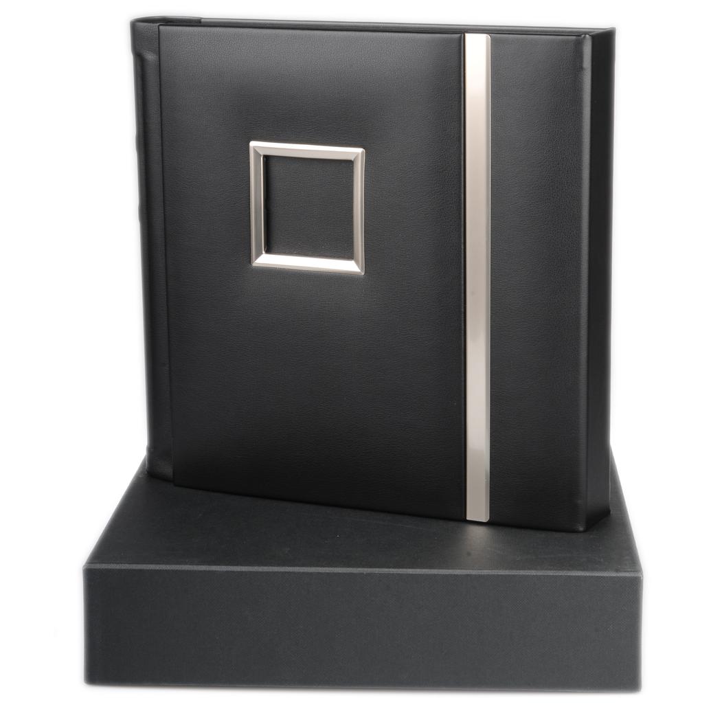 Prugio 10x10 REPOSITIONABLE Album 20 Pages Black