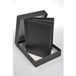 Unique Bound Album with 30 Peel  and  Mount 5 x 7 Pages (Black Leather) 1