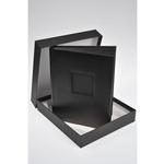 Unique Bound Album with 30 Peel  and  Mount 8 x 10 Pages (Black Leather) 0