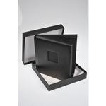 Unique Bound Album with 30 Peel  and  Mount 10 x 10 Pages (Black Leather) 0