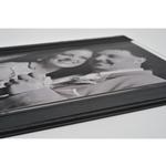 Unique Album Acrylic Front Cover with 30 Peel  and  Mount  8 x 10 Pages-Blac 0
