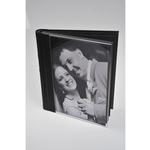 Unique Album Acrylic Front Cover with 30 Peel  and  Mount  8 x 10 Pages-Blac 1