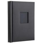 Unique Repositionable Album  20 Peel and Mount 8 x 10 Pages (Black Leather) 0