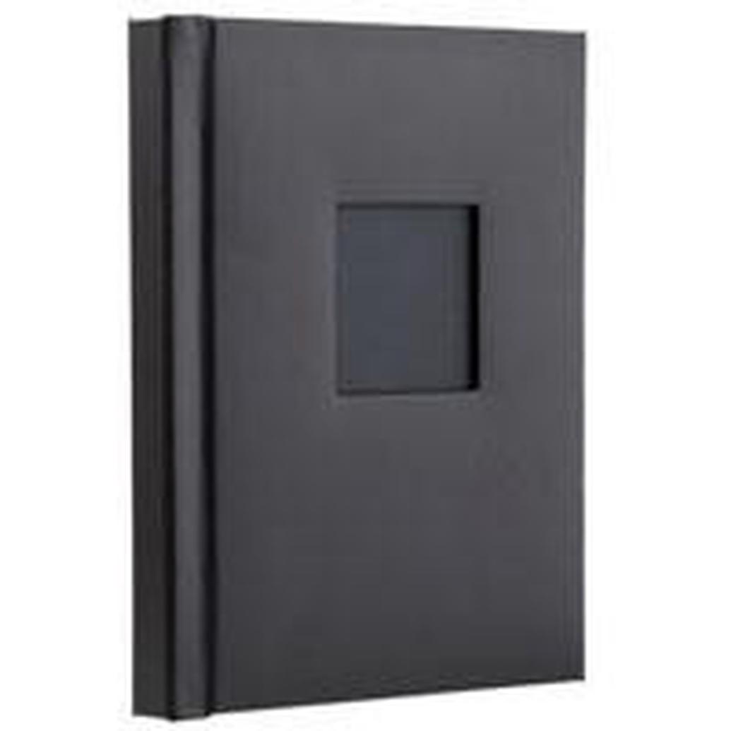 Unique Repositionable Album 20 Peel and Mount 8 x 10 Pages (Black Leather)