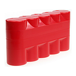 120 Japan Camera Hunter 5 Roll Film Case Red 1