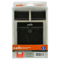 Jupio Value Pack: 2x Battery LP-E6 1700mAh + USB Dual Charger 0