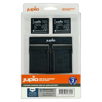 Jupio Value Pack: 2x Battery DMW-BLG10 + USB Dual Charger 0