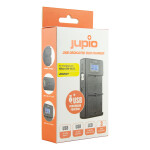 Jupio USB Dedicated Duo Charger LCD for Nikon EN-EL14 2