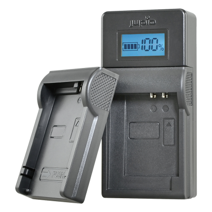Jupio USB Brand Charger Kit for Canon 3.6V-4.2V batteries