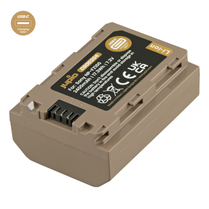 Jupio NP-FZ100 ULTRA C 2400mAh - USB-C Input