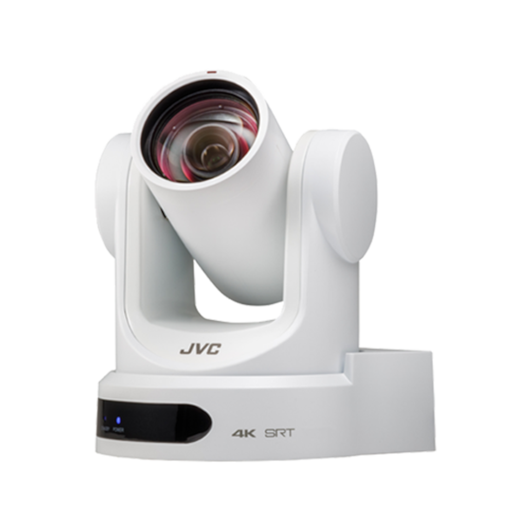 JVC KY-PZ400N 4K NDI HX PTZ Remote Camera with 12x Optical Zoom (White)