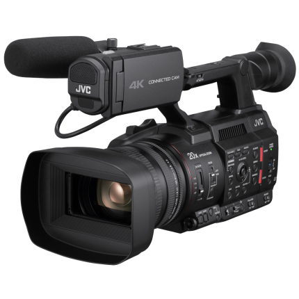JVC GY-HM250U Compact Handheld Camcorder with Integrated 12x Lens