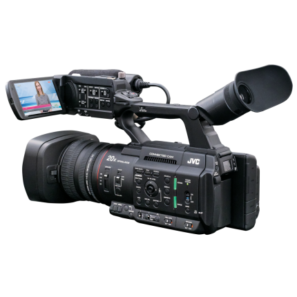 JVC GY-HC500SPCU Handheld 4K Connected Camcorder with Sport Overlays