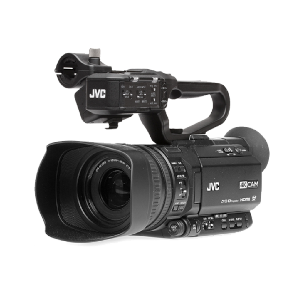 JVC GY-HM250SP Compact Handheld Camcorder with Integrated 12x Lens  and  Sports