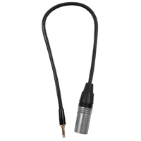 Kondor Blue 16 Inch XLR Male to 3.5mm Male Mini TRS Cable 1
