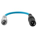 Kondor Blue 2.5mm DC Barrel Female To 2-Pin Male Power Cable for BMPCC 4K 6K 1