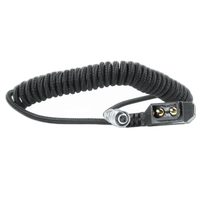 Kondor Blue Coiled D-Tap to BMPCC 6K/4K Power Cable for Blackmagic - Black 0