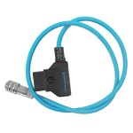 Kondor Blue 20 Inch D-Tap to BMPCC 4K/6K Power Cable Blue 1