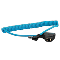 Kondor Blue D-Tap to DC Right Angle Coiled Cable (5.5 x 2.5mm) 0