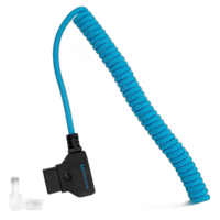 Kondor Blue D-Tap to DC Right Angle Coiled Cable (5.5 x 2.5mm) 2