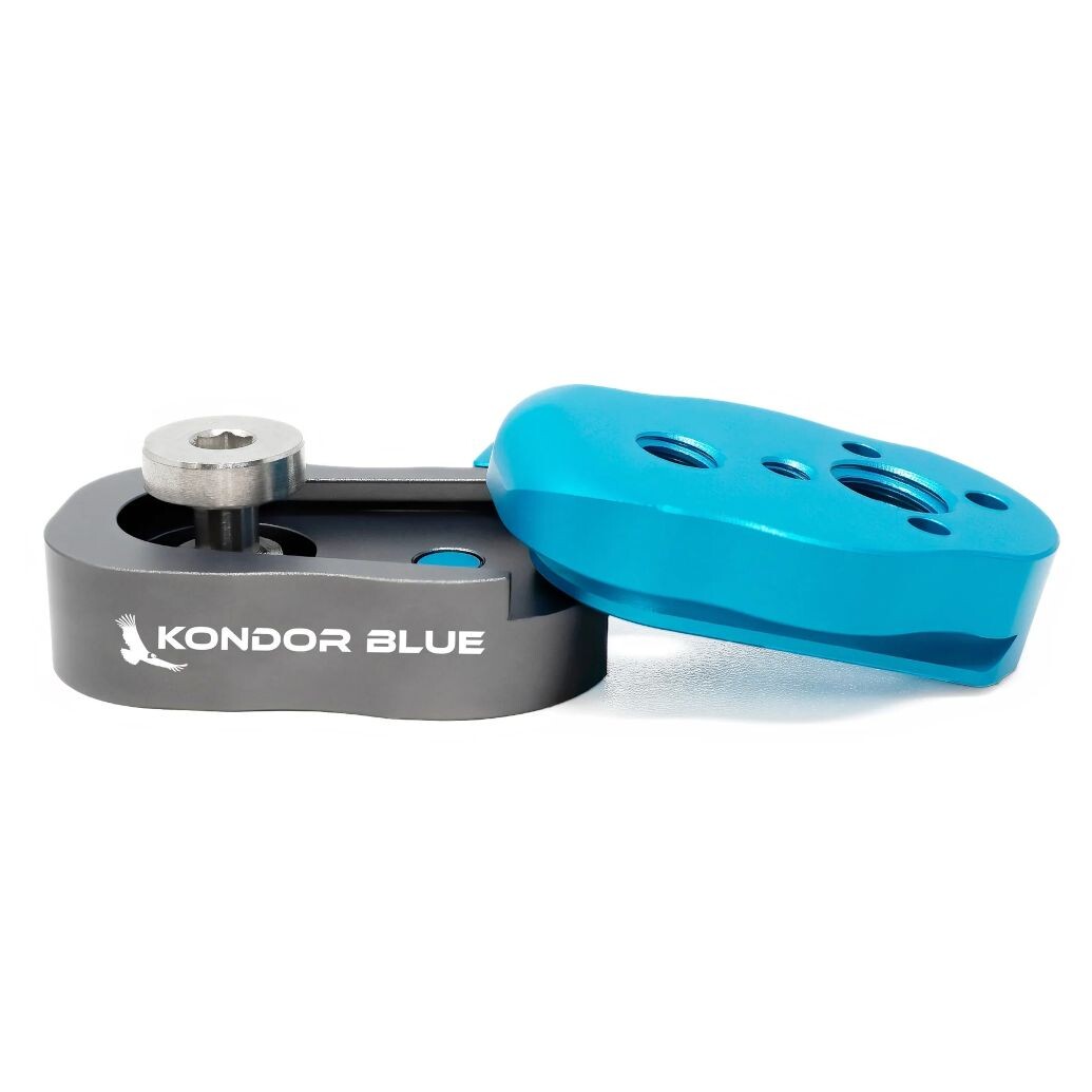 Kondor Blue Mini Quick Release Plate for Monitors, Magic Arms, Etc