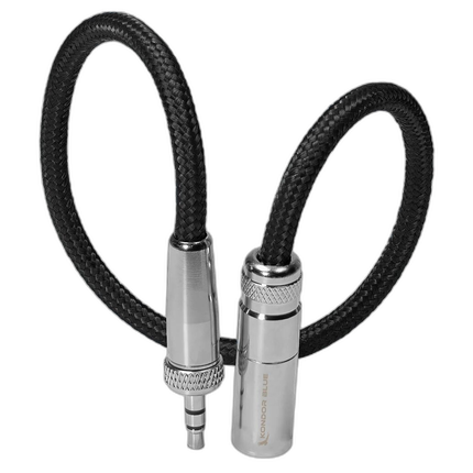 Kondor Blue Mini XLR to 3.5MM Locking Screw Mini Plug for Lavalier Mics and