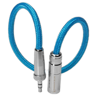 Kondor Blue Mini XLR to 3.5MM Locking Screw Mini Plug for Lavalier Mics and 0