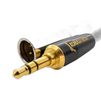 Kondor Blue Mini XLR to 3.5MM Gold Stereo Mini Plug for Lavalier  Mics and B 0