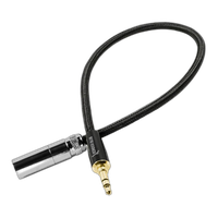 Kondor Blue Mini XLR to 3.5MM Gold Stereo Mini Plug for Lavalier  Mics and B 1