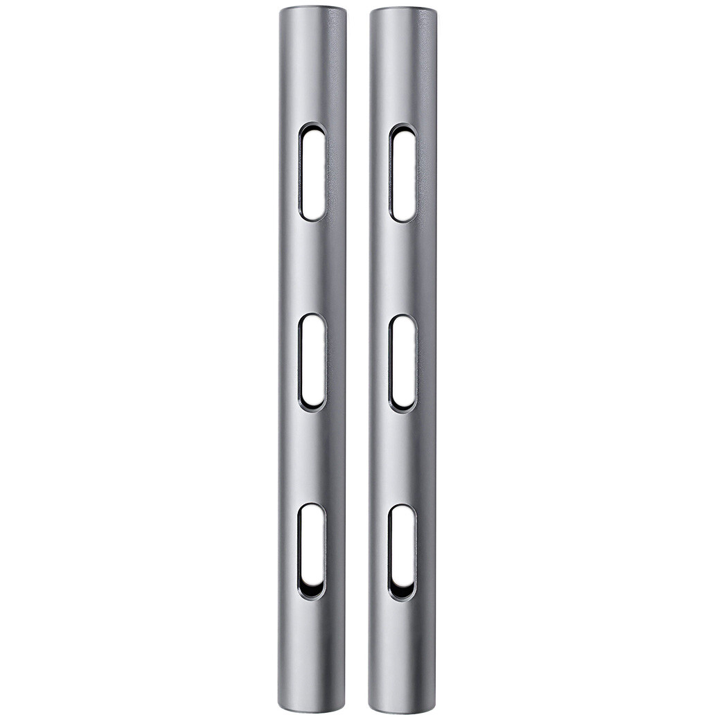 Kondor Blue PPSH 15MM Rods (6 Inch space gray - 2 pack)