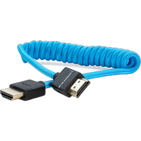 Kondor Blue Coiled HDMI Cable (12 to 24 Inch) 0
