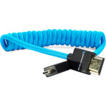 Kondor Blue Coiled Micro-HDMI to HDMI Cable (12 to 24 Inch) 0