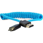 Kondor Blue Coiled Mini-HDMI to HDMI Cable (12 to 24 Inch) 0