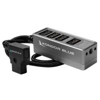 Kondor Blue Male D-Tap to 4-Port Female D-Tap Splitter (16 Inch) 2