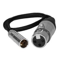 Kondor Blue TA4M 4-Pin Mini XLR to 3-Pin XLR Female Audio Cable (16 Inch) 0