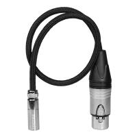 Kondor Blue TA4M 4-Pin Mini XLR to 3-Pin XLR Female Audio Cable (16 Inch) 1