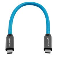 Kondor Blue USB 3.1 Gen 2 Type-C to USB Type-C Cable (8.5 Inch) 1