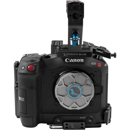 Kondor Blue Camera Cage with Top Handlee for Canon C70 Space Gray