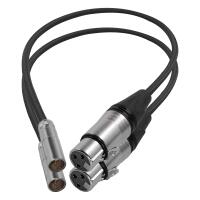 Kondor Blue Mini-XLR Male to XLR Female Audio Cable for Canon C70  and  BMPCC 6K 1