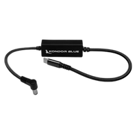 Kondor Blue DC to USB-C Power Delivery Cable for Canon R5 C/Sony FX3 Raven B 0
