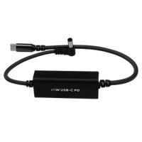Kondor Blue DC to USB-C Power Delivery Cable for Canon R5 C/Sony FX3 Raven B 1