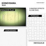 KonoRama No2 Fuji Instax Wide Film Effects Filter Set 1