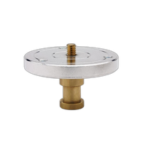 Kupo 1/4 Inch -20 Threaded Mounting Plate with Baby 5/8 Inch Stud 0